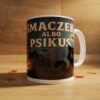 kubek halloween, smaczek albo psikus, kot