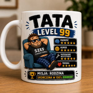 kubek dla taty z grafika