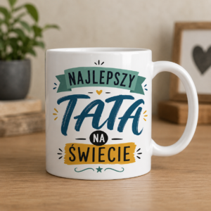 kubek z napisem najlepszy tata na świecie