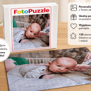 Fotopuzzle 120 elementów z własnym zdjęciem Twój Projekt + Pudełko