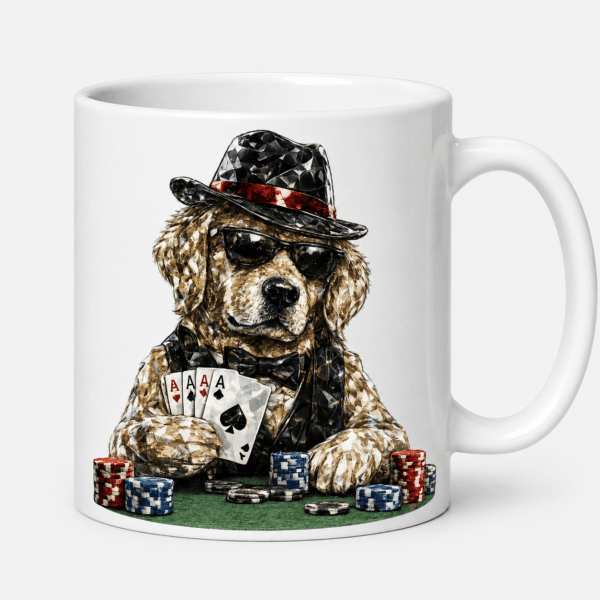 Kubek z Psem Pokerzystą