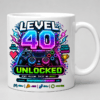 Kubek na 40 Urodziny LEVEL 40