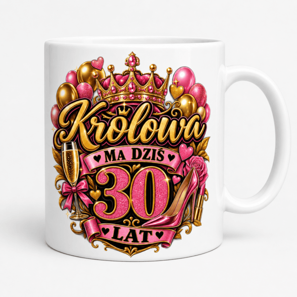 Kubek na 30 urodziny Królowa