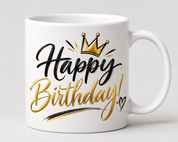 Kubek urodzinowy Happy Birthday