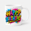 Kubek urodzinowy Happy Birthday kolorowy