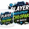 Kubek PLAYER 1 Najlepszy Chłopak na Świecie