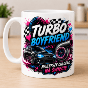 kubek motoryzacyjny best boyfriend, najlepszy chłopak na świecie