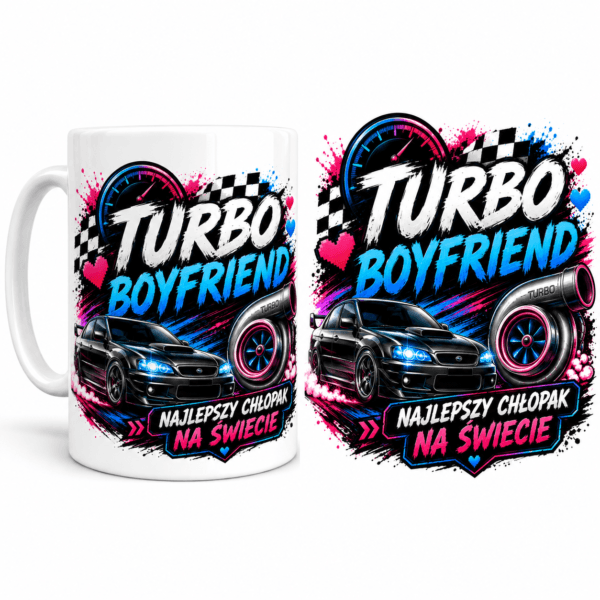 Kubek Turbo Boyfriend Najlepszy Chłopak na Świecie