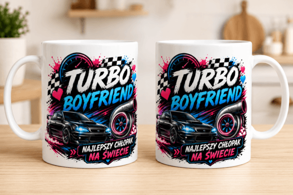 Kubek Turbo Boyfriend Najlepszy Chłopak na Świecie