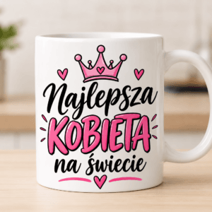 ChatGPT Image 24 sie 2026, 11_05_49 kubek z różowo czarnym napisem najlepsza kobieta na świecie