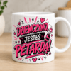 kubek z rożowym napisem dziewczyno jesteś petardą