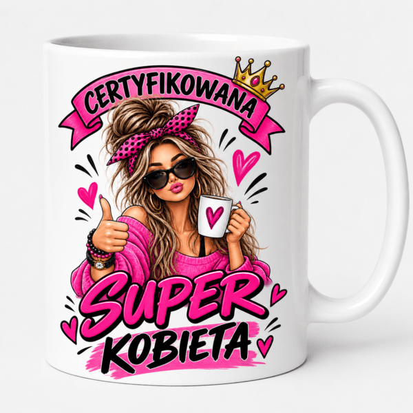 Kubek Certyfikowana Super Kobieta