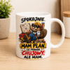 ChatGPT Image 26 sie 2026, 15_23_18 kubek z bpbrem z napisem spokojnie mam plan, co prawda chujowy ale mam