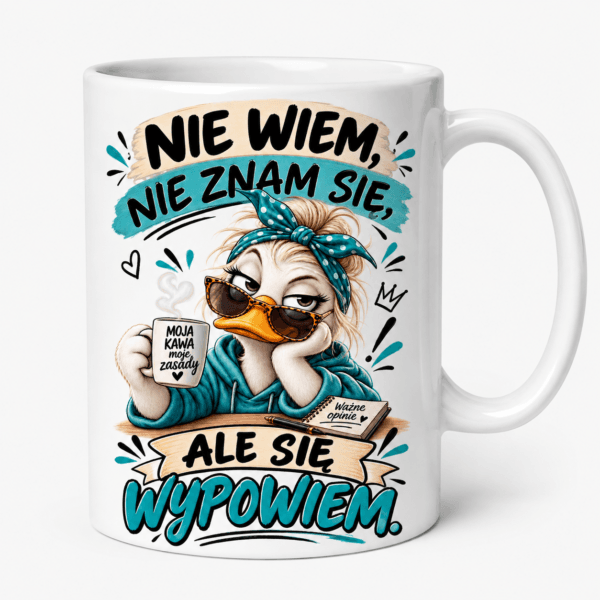 Kubek Nie Wiem Nie Znam Się Ale Się Wypowiem