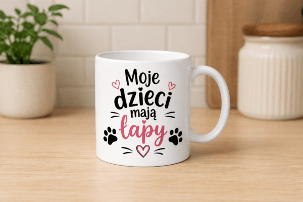 Kubek Moje dzieci mają łapy