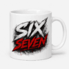 Kubek SIX SEVEN Czerwono Czarny Graffiti Street Art