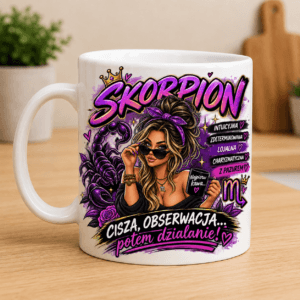 Kubek Skorpion Znak Zodiaku