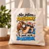 1i Torba bawełniana z dnem Nie jestem spóźniony ślimak
