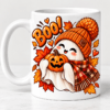 ChatGPT Image 9 wrz 2026, 12_45_00 Kubek Halloween Boo duszek z dynią jesienny