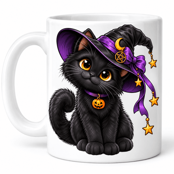 ChatGPT Image 9 wrz 2026, 13_15_59 Kubek Halloween czarny kot czarownica wiedźma