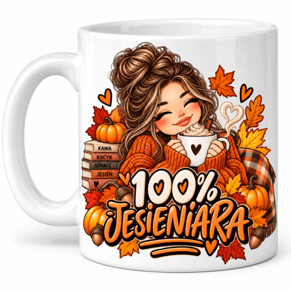 Kubek 100% Jesieniara kawa kocyk