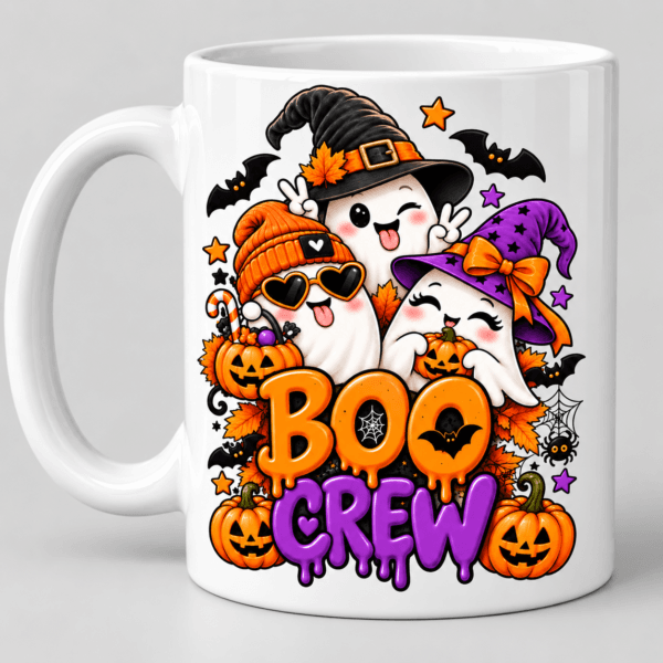 Kubek Halloween Boo Crew duszki dynie