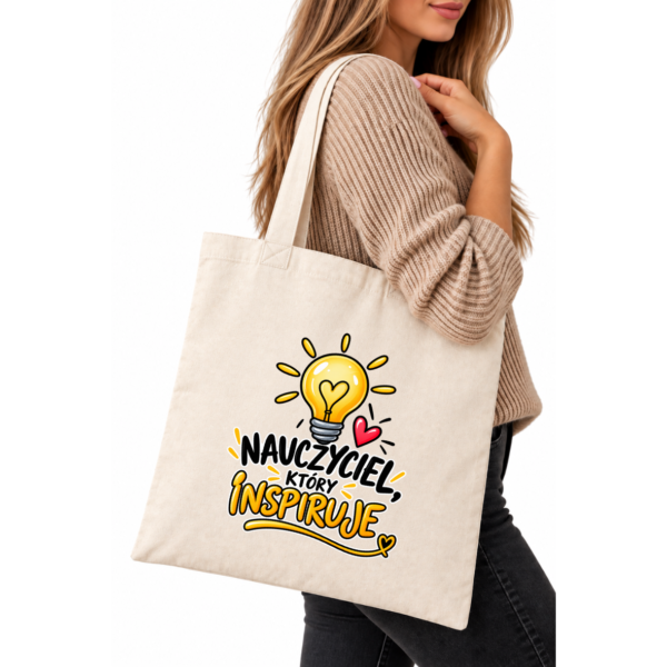b5 Torba Bawełniana Nauczyciel Który Inspiruje
